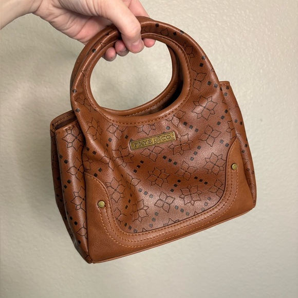 Frye & Co Y2K Brown Mini Hand Bag - Picture 1 of 9
